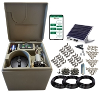 Cube Pro SOLAR Wi-Fi/Bluetooth 30 Nozzle Kit Pynamite Mosquito Misting System 55 gal 