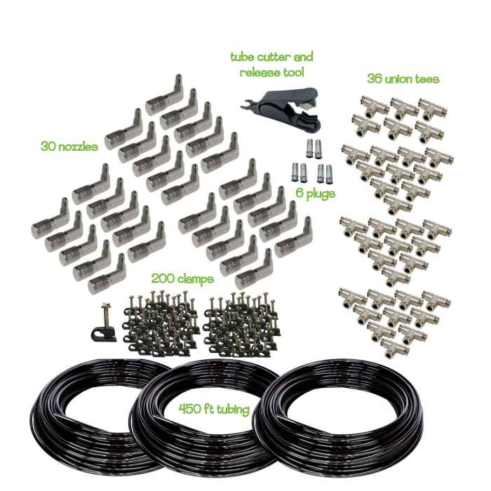 Cube Pro SOLAR Wi-Fi/Bluetooth 30 Nozzle Kit Pynamite Mosquito Misting System 55 gal