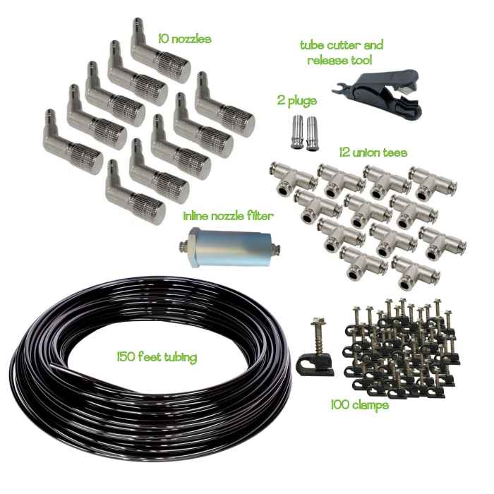 Cube Pro Wi-Fi/Bluetooth 10 NOZZLE KIT Pymamite Mosquito Misting System 55 gal