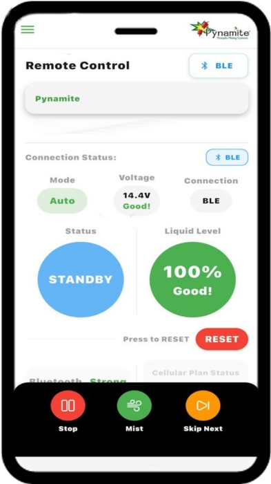 Cube Pro Wi-Fi/Bluetooth SYSTEM ONLY Pynamite Mosquito Misting System 55 gal