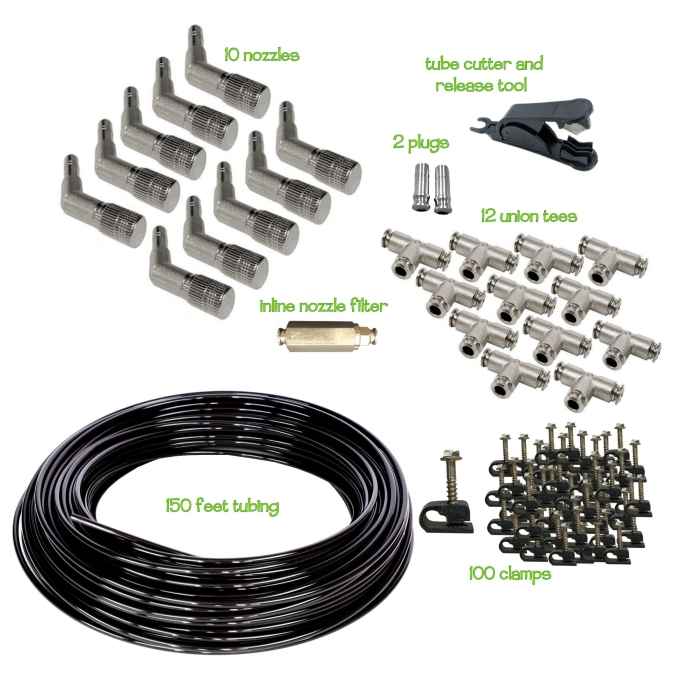 10 Gallon Wi-Fi/Bluetooth Pynamite Mosquito Misting System with 10 Nozzle Kit