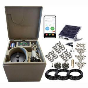 Pynamite Cube Pro Solar Wi-Fi/Bluetooth Mosquito Misting System with 30 Nozzle Kit